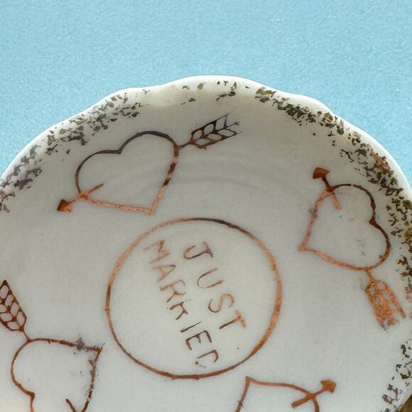 Miniature Just Married Made in Japan Cup and Sauce - Picture 5 of 5